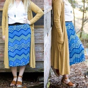 LuLaRoe Chevron Jill Skirt